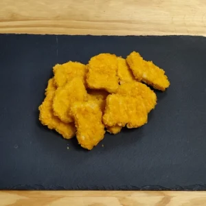 Nuggets de pollo precocinados con rebozado crujiente